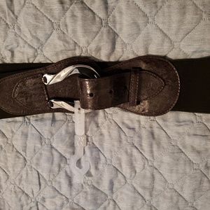 NWT NY&CO black elastic belt